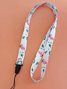 鶴/雛菊/花卉圖案手機掛繩