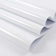 櫥櫃用自粘可拆式壁紙,廚房櫥檯用防水自粘壁紙,膠片牆紙裝飾材料 - 白色 - 查看 1