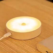 1 Pieza Luz Nocturna Led Con Control Automático De Luz, Lámpara De Mesa, Inscripción, Lámpara De Inducción - Luz infinita de tres colores tipo botón. - Ver 5