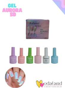 RANGE Of Gelish Aurora Effect 5 D Kalanzi - Multicolor - View 1