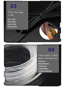 1 pieza Luz de ambiente automotriz con iluminación colorida USB - Multicolor - Ver 7