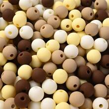 6mm/8mm Mờ Pha trộn Màu sắc Acrylic Hạt tròn Đối với Đồ trang sức , Mờ Những quả bóng Phấn màu Hạt Lỏng lẻo Spacer Đối với Vòng tay Vòng Cổ Làm Đồ thủ công DIY - Nhiều màu - Xem 14