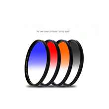 1個漸層紅,圓形濾鏡,相機濾鏡超薄濾鏡薄圓形漸層灰色風景單眼拍攝,鏡頭效果,風景拍攝,日落拍攝,天空拍攝,鋁合金框架,可選鏡頭光圈40.5mm/49mm /52mm/55mm/58mm/62mm/67mm/ 72毫米/77毫米/82毫米 - 漸層紅 - 查看 3