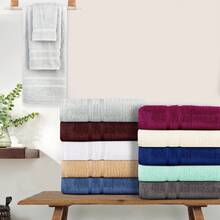 Bibb Home Zero Twist Egyptian Cotton Towel Set - 銀 - 查看 4