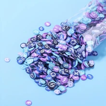 20 Gramm 1 Beutel / Süße Fruchtform Polymer Clay Scheiben Für Diy Nägelkunst Und Schmuckherstellung - Kristall Schlamm Slime Füllstoff
