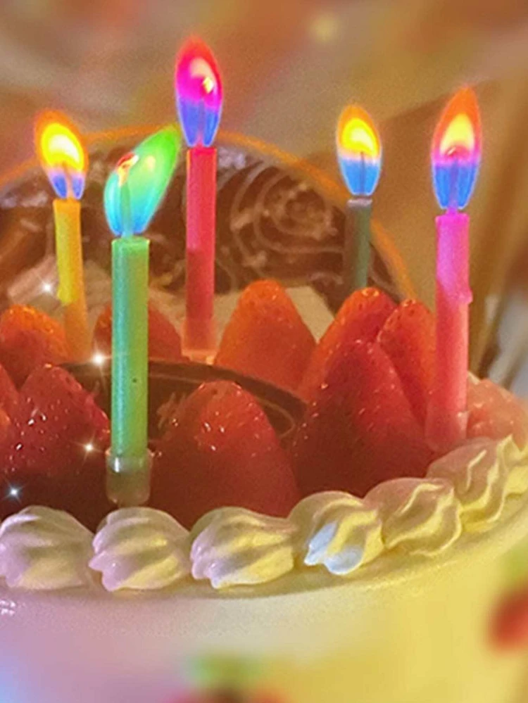 12 Pezzi Candele di Compleanno Pixel, Candele di Compleanno a Tema TNT Decorazioni per Torte con Stampa Pixel per Compleanno Festa di Laurea