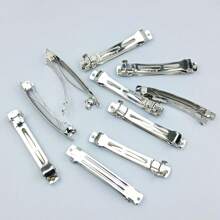 10 pièces Pinces à cheveux triple dent antidérapantes, pinces à griffes décontractées, barrettes à cheveux, accessoires scolaires