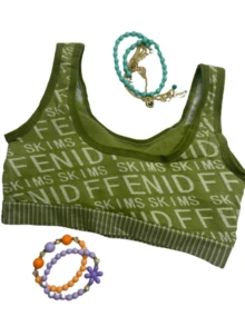 Women Shapewear Tops - 綠色 - 查看 2