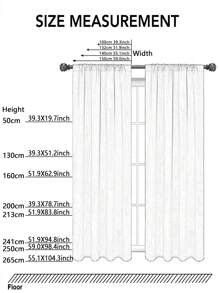 1pc Khaki Floral Cutout Vine & Leaf Sheer Curtain