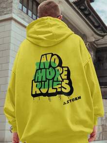 Men Sweatshirts - 黃色 - 查看 2
