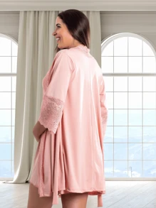Maternity Dresses - Rusty Rose - View 3