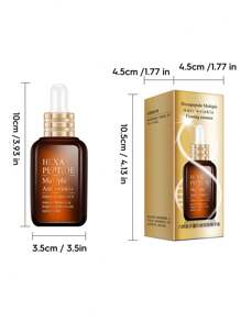 抗衰老精華液,1入組,多重抗皺保濕,緊實提拉精華液,軟化肌膚,提高彈性,撫平皺紋,減少老化跡象,女士護膚面部精華液,萬聖節和聖誕夜 - 咖啡棕 - 查看 8