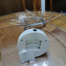 Led暖白色螢火蟲造型桌燈,電池和usb雙重用途,約45cm高,108顆珠子,可調節樹枝,室內照明裝飾用於房間 - 白色 - 查看 6