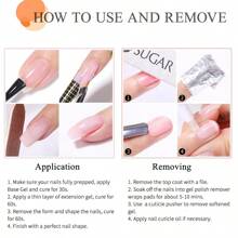 XEIJAYI 1 Unidad De Gel De Uñas Polivinílico De 150g, Gel De Uñas Curado Con Led Uv, Gel De Extensión De Uñas De Cristal Acrílico Para Uñas Diy En Salón De Casa