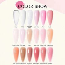 XEIJAYI 1 Unidad De Gel De Uñas Polivinílico De 150g, Gel De Uñas Curado Con Led Uv, Gel De Extensión De Uñas De Cristal Acrílico Para Uñas Diy En Salón De Casa