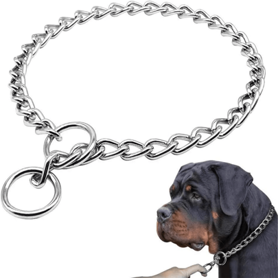 1pc Stainless Steel Dog Collar, 3/3.5mm Anti-Bite Dog Collar Necklace, Suitable For Medium And Small Dogs