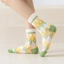 5 cặp/gói Cô gái Phim hoạt hình dễ thương Vàng Vớ Với Hoa , Màu hồng Ren , Quả cherry & Hoa văn kẻ sọc , Mềm mại & Thoải mái , Hàng mới đến Đối với Mùa thu & Mùa Đông , Giữa bắp chân Phong cách , Thích hợp Với Giày thể thao & Nhỏ bé Da Giày dép , Hoàn hảo Đối với Tất cả các mùa , vui tươi , Đúng mốt & Thanh lịch Phong cách , Lý tưởng Đối với Lễ hội , Thích hợp Dành cho Cô gái Và Sinh viên , Mùa Đông Ấm áp Vớ Đối với Trẻ em - Nhiều màu - Xem 5