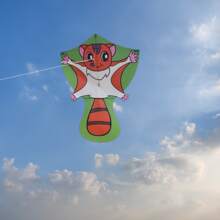 1個飛鼠風箏,尺寸為w84.5cm * H111.5cm,易於飛行,玩具風箏,適合戶外娛樂