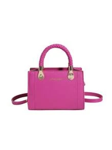 Versatile Ins Girls Handbag New Fashion Small Square Bag 14-16 Years Old Children's Shoulder Bag Texture Retro Crossbody Bag