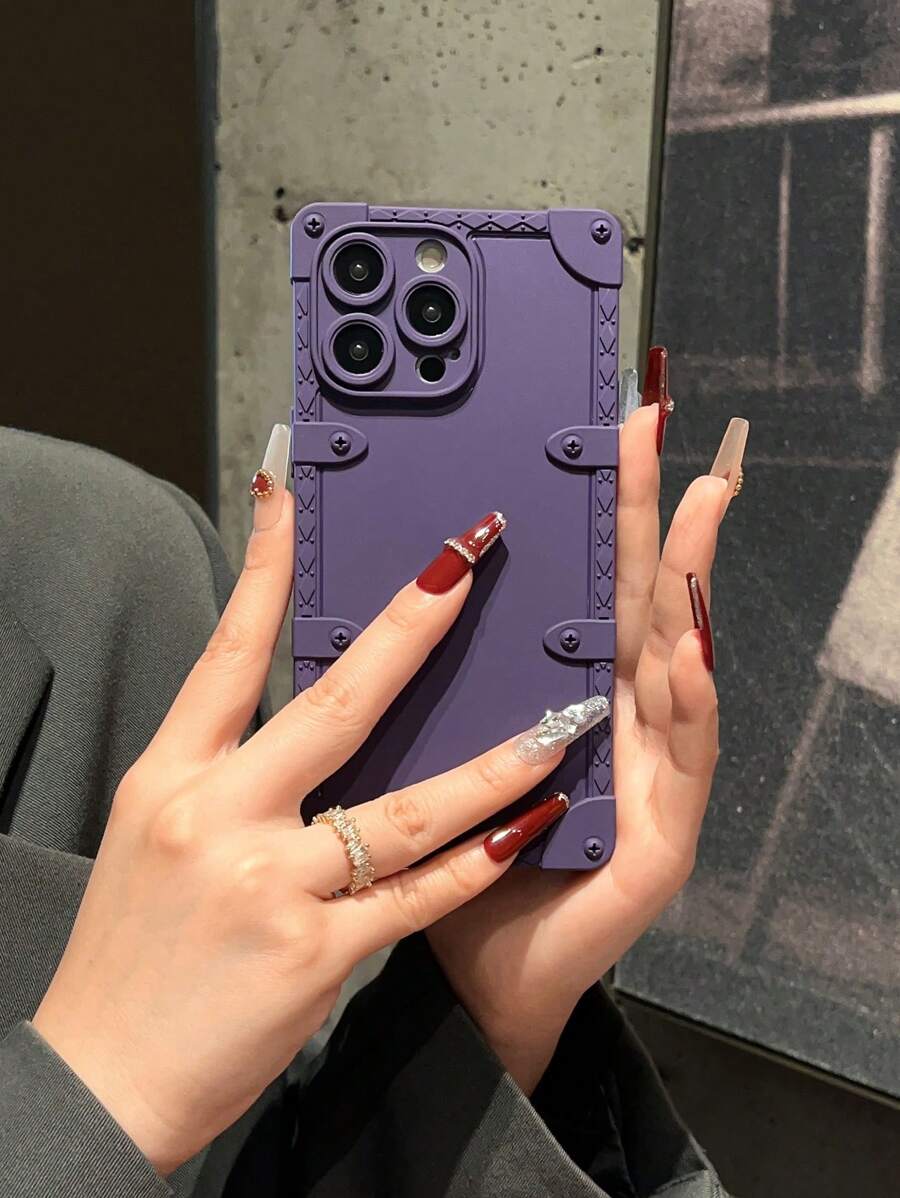 Vintage Air Cushion Iphone Case With Shockproof Function - Multicolor - View 1