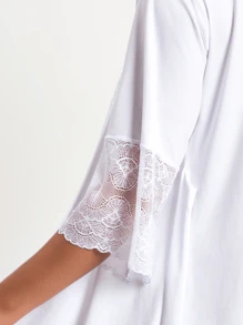 Maternity Dresses - White - View 4