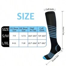 Calcetas De Compresion Medias Alivia Varices Y Circulación - Negro - Ver 2