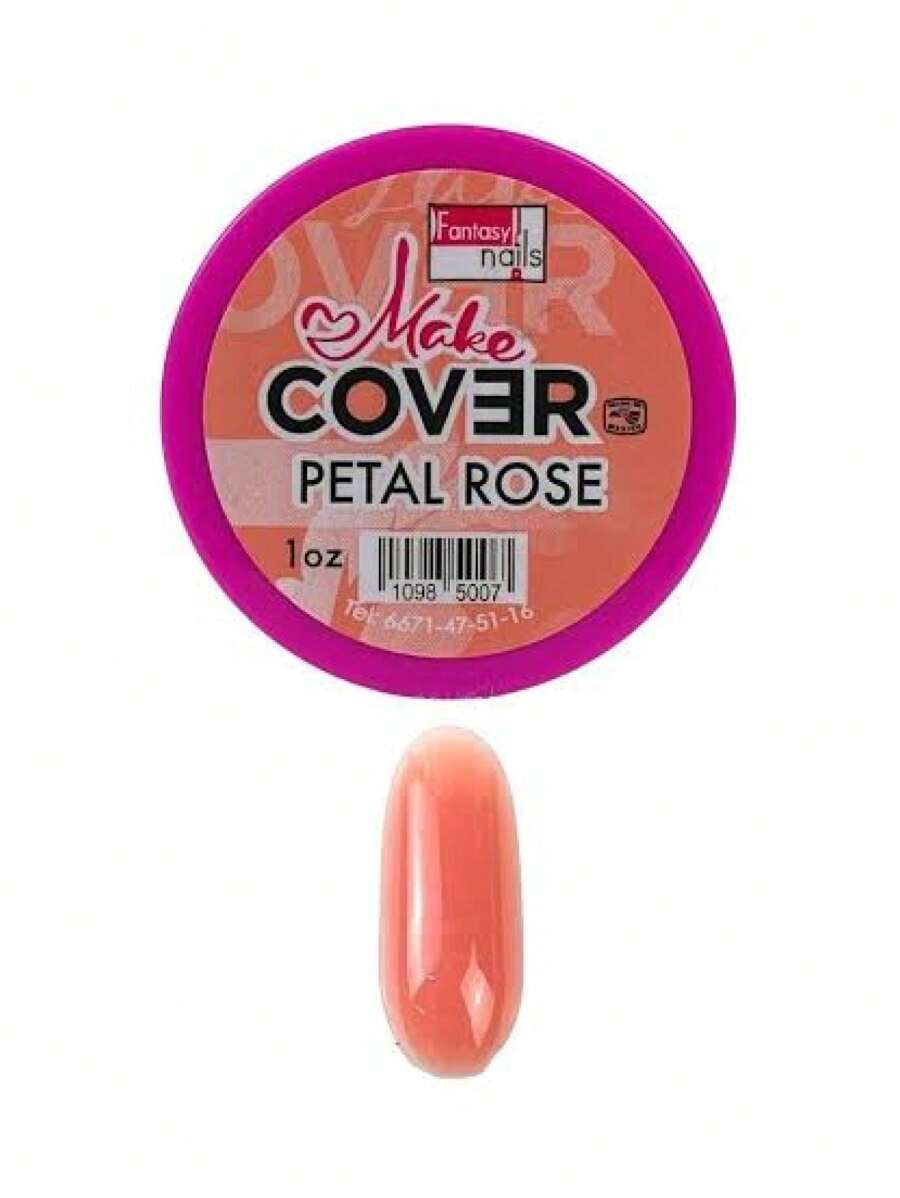 Petal Rose 1oz- Polvo Acrilico Make Cover 1 onza Fantasy Nails para aplicación de uñas esculturales y acrílico uso profesional - Rosado Sandía - Ver 1