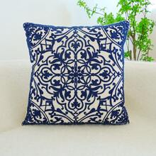 1pc Emboidery Cushion Cover Without Filler