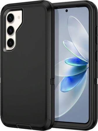 Heavy Duty Shockproof 3-layer Full Body Protection Tough Hybrid Rubber Rugged Durable Phone Case