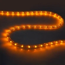 50/100/150/200ft Led Rope Light Strip Lights Waterproof Indoor Outdoor String Lighting Christmas Party Home Decor - 黃色 - 查看 3