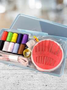 Set Kit De Costura De Bolsillo Portatil Equipo Básico Emergencias Viaje - Multicolor - Ver 3