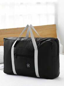 Bolsa De Hospital Portátil Y Plegable Para Maternidad - Negro - Ver 2