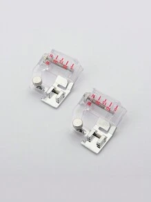 可調節偏心罩口封邊機縫腳,適用於大多數低桿位縫紉機的縫紉用品 - 無色 - 查看 4