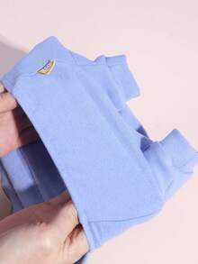 nicovaer 1 Miếng Xanh Nhung Độ co giãn Cao Nút hình bướm Thiết kế Nhiều lớp Váy Dễ thương Thú cưng Ấm áp Bánh Váy Đối với Mặc hàng ngày - Màu xanh lam - Xem 8