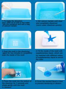 1 set Magic Water Fairy Toys - DIY Crystal Elemental Craft Toy - Multifärgad - Visa 5