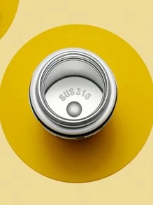 SNOOPY 1 件卡通主题保温杯，户外便携式保温水瓶，带弹出式盖子，男女通用 316 不锈钢杯，含茶滤、车载杯架，极具吸引力 - 白色 - 查看 7