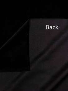 1pc Thickened Black Velvet Fabric For Stage Background, Tablecloth, Sportswear, Pajamas Or Sofa Cover