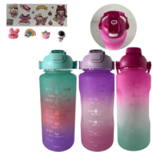 2升水壺套裝,適用於健身訓練健身房 - 彩色 - 查看 5