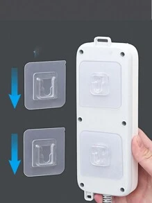 5 Pairs Hook And Eye Closure - Clear - View 1