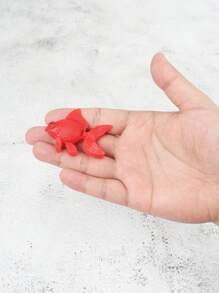 1pc Artificial Plastic Goldfish Simulation Fake Fish For Aquarium Decoration - Red - View 6