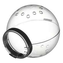 針對太空旅行設計的貓頭套,具有泡泡頭盔設計,適用於貓和小型犬,可防止咬和咀嚼,適用於貓和小犬品種,需選擇大一號尺寸 - 無色 - 查看 1