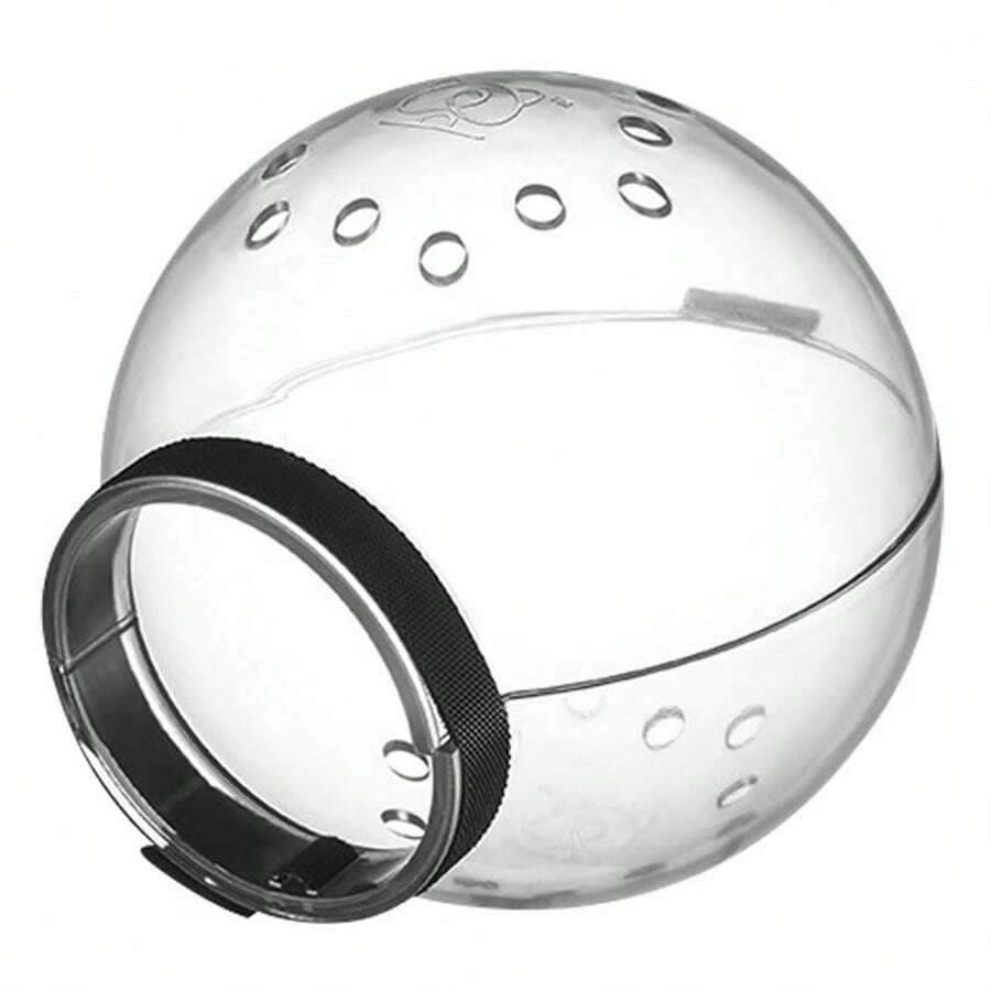 針對太空旅行設計的貓頭套,具有泡泡頭盔設計,適用於貓和小型犬,可防止咬和咀嚼,適用於貓和小犬品種,需選擇大一號尺寸 - 無色 - 查看 1