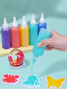 1 set Magic Water Fairy Toys - DIY Crystal Elemental Craft Toy - Multifärgad - Visa 2