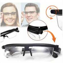 Lentes Gafas Ajustables Autograduables Estilo Lynses Cv Dirc - Negro - Ver 1