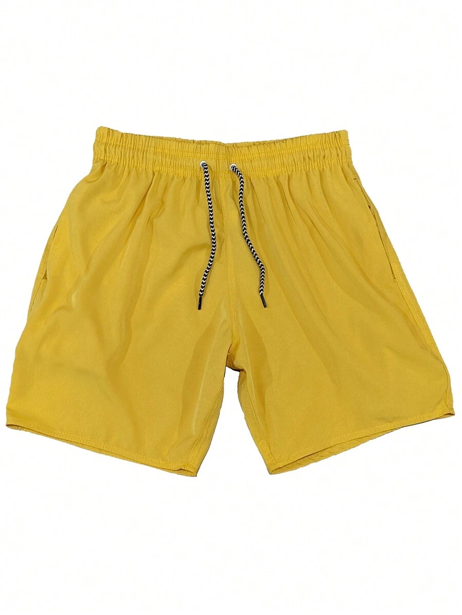 Men Shorts - Mustard Yellow - View 1