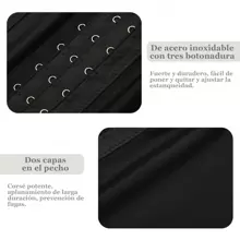 Binder Transexual Faja Pecho Lesbiana Compresora Tops - Negro - Ver 3