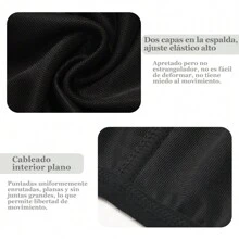 Binder Transexual Faja Pecho Lesbiana Compresora Tops - Negro - Ver 5