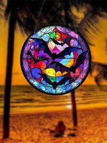 1 Miếng Hình con dơi Dreamcatcher Đồ trang trí - Màu xanh lam - Xem 7