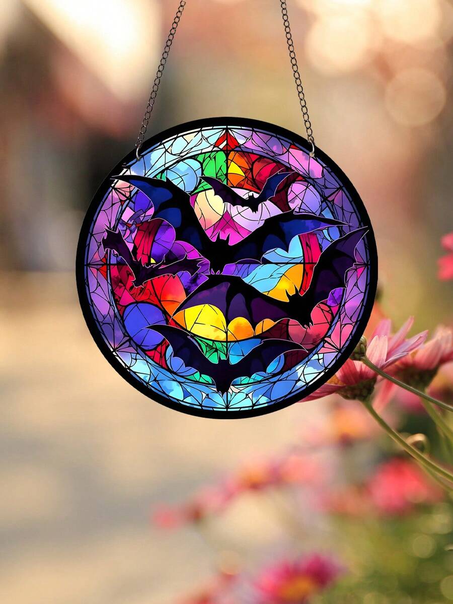 1 Miếng Hình con dơi Dreamcatcher Đồ trang trí - Màu xanh lam - Xem 1