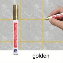 1個牆縫筆奶油色瓷磚彩繪筆:防水牆縫漆筆,瓷磚縫隙染色封口筆,適用於浴室、淋浴、廚房等地 - 彩色 - 查看 8